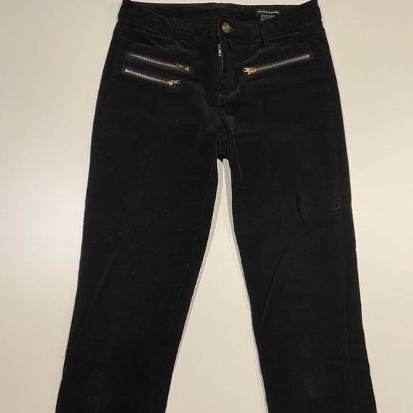 Club Monaco Black Velvet Corduroy Pants - Picture 2 of 7